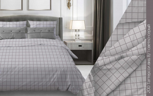 КПБ Арт. 200-8/1 таттерсол светло серый (пл. 120 г/м)